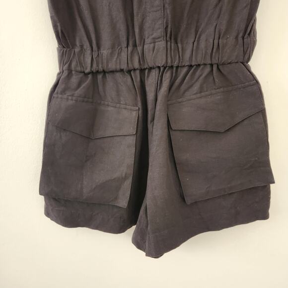 NWOT The Ashlynn MARY Safari Playsuit Black M/L - Picture 15 of 16